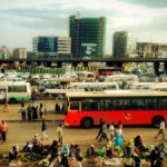 Near Megenagna Taxi station