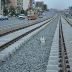 Track laying in Addis Ababa Light Railway Project Started