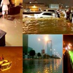Heavy rainfall and flooding in Riyadh, Saudi Arabia