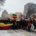 Ethiopian in Canada protesting Saudi atrocities