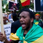 Ethiopians protest in New Zealand against Saudi Arabian “crimes” against Ethiopians