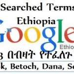 Ethiopia ranked 4th in the world in searching “sex” in Google in 2013, Addis Abeba first followed by Amhara region and Dire Dawa