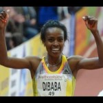 Genzebe Dibaba smashes 2 mile world record, She broke world record for the third time in two weeks